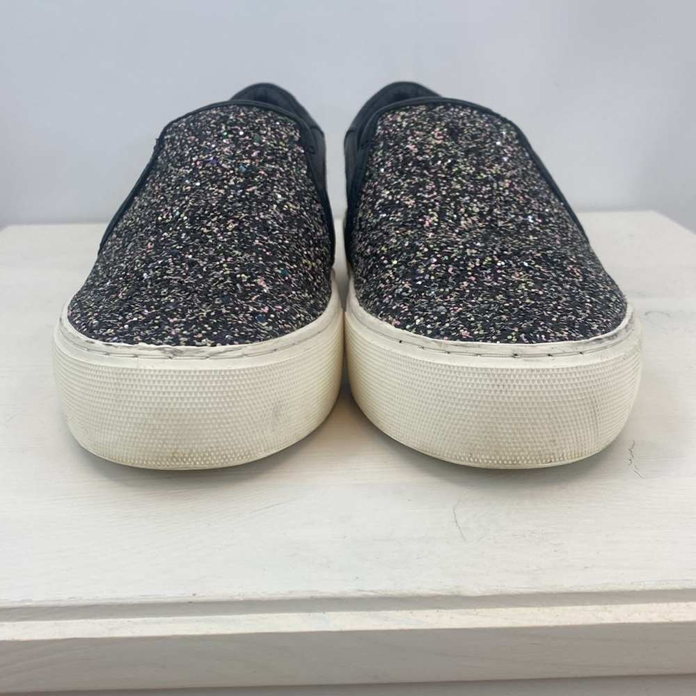 Ugg Black Glitter Jass Chunky Slip-On Shoe Sneaker - Picture 6 of 9